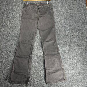 Ann Taylor Denim Jeans Womens 4 Modern Boot Gray  Cotton Spandex Pockets